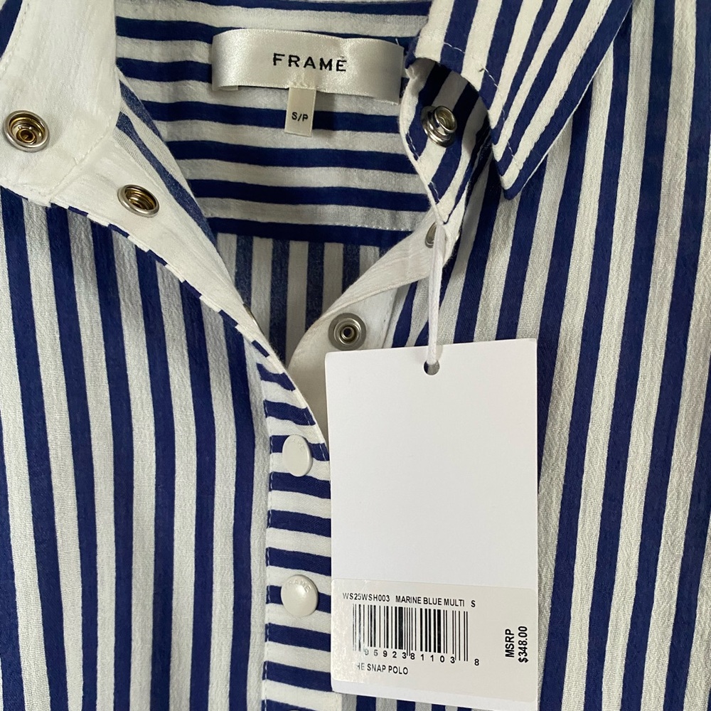 FRAME The SNAP POLO shirt - Picture 7 of 14